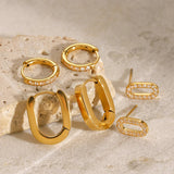 Ensemble de créoles Ryleigh Diamond