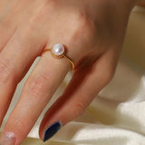 Bague Solis en or et perle
