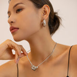 Boucles d'oreilles Bethany en argent