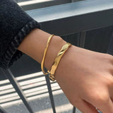 Haisley Gold Bangle