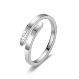 Trust God Adjustable Ring