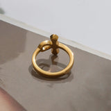 Joy Diamond Knot Gold Ring