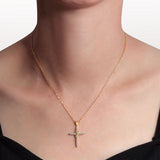 Collier Croix Infinie