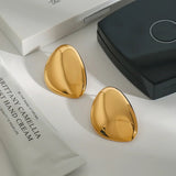 Boucles d'oreilles Carrie Chunky Bean en or