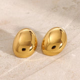 Callista Gold Bean Earrings