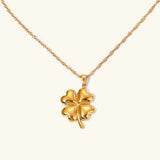 Collier Ella Clover en or
