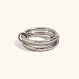 Bague Evadne en diamant empilable