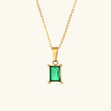 Collier vert Emi