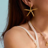 Claudia Gold Starfish Earrings
