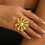 Bague Bellemare Floral en or