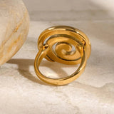 Bague Christy Spiral en or