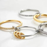 Collina Stacked Diamond Ring