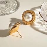 Boucles d'oreilles en perles d'eau douce turquoise