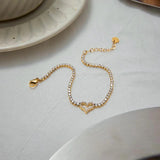 Bracelet cœur en diamant Patrice 