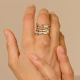 Vera Stacked Diamond Ring