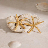 Claudia Gold Starfish Earrings