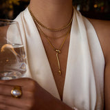 Zarelle Gold Serpentine Pendant