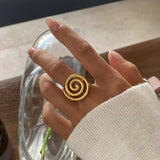 Bague Christy Spiral en or