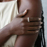 Bague en or à motif Clarisse