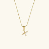 Collier de perles avec initiale Augustine