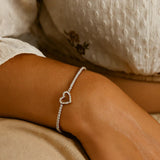 Bracelet cœur en diamant Patrice 